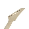 thumbnail image 4 of Maple Guitar Neck 22 fret 25.5 Inch Rosewood Fretboard Nice Inlay Reverse Head DIY, 4 of 6