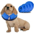 thumbnail image 1 of Collar isabelino inflable para perros, para uso postoperatorio, collar de recuperación suave tipo cono para mascotas que evita que se laman (S: 22 x 23 cm)., 1 of 4