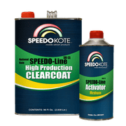 Automotive Very Fast Dry Clear Coat, 3:1 mix Clearcoat Gallon Kit w/Medium Act.