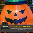 thumbnail image 2 of Home Decor Accessories Outsunny 73"L Inflatable Halloween Decoration,5 Pumpkin, Blow Up Outdoor LED Yard Display, Waterproof,Household Decor Items, 2 of 10