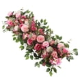 thumbnail image 1 of Arco de boda artificial con flores colgantes, arreglo floral, planta de exhibición para Rosa, 1 of 9
