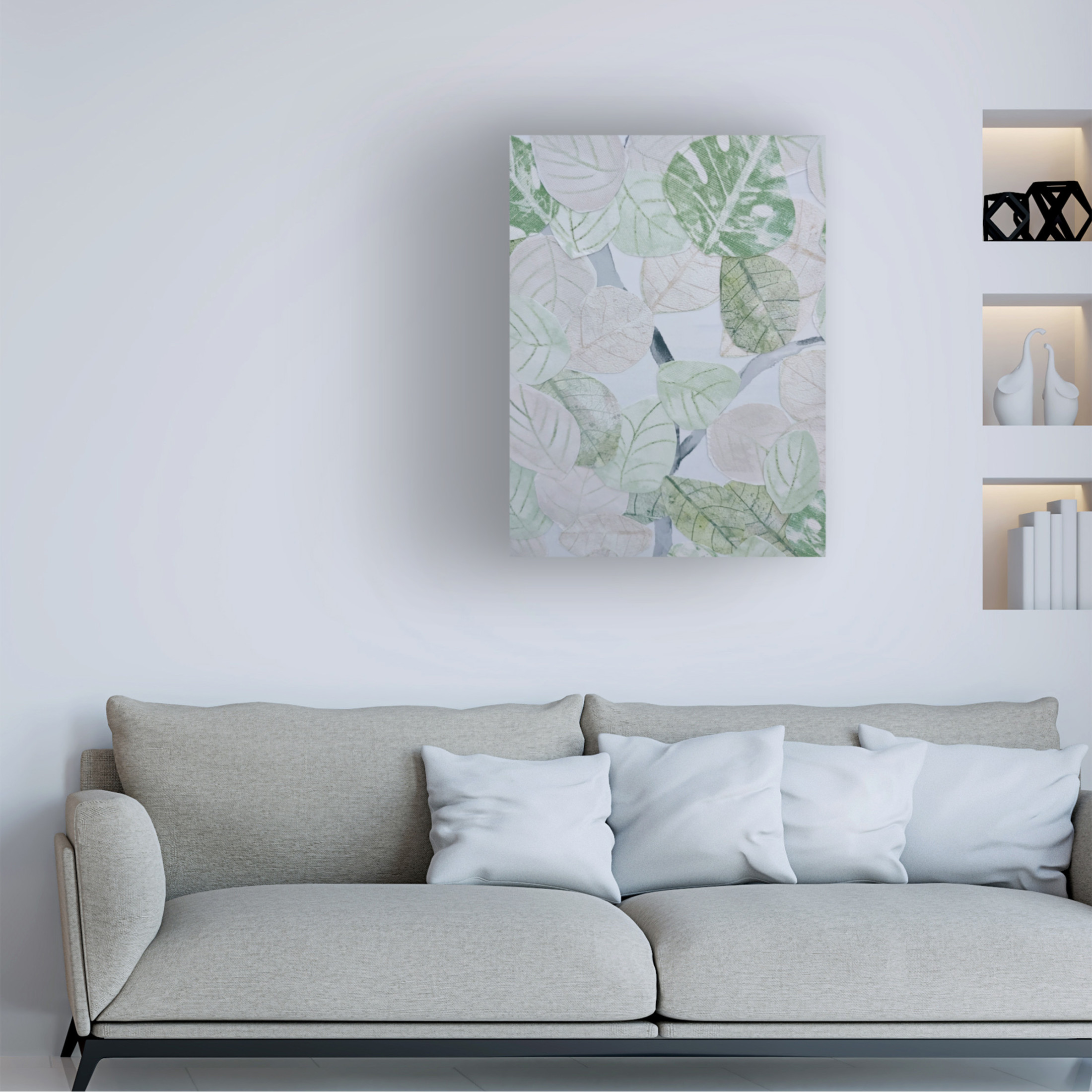 Trademark Fine Art Coco Good  Aspen Spring Leaves I Canvas Wall Art