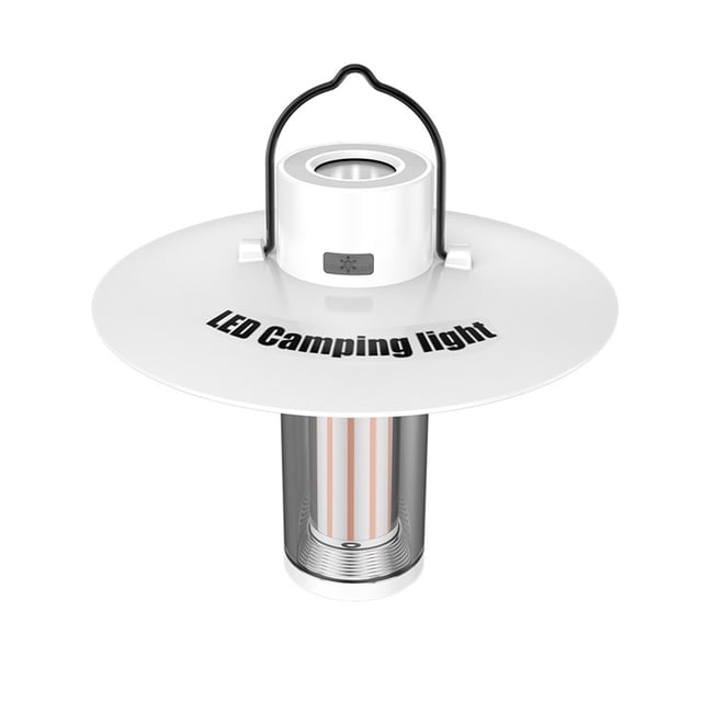 Sonducket Luz de camping Tipo-C Recargable 3 Modos de iluminación Lámpara de linterna Gancho de metal Campamento Reflector impermeable Colgante Estufas de camping