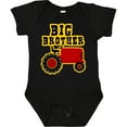 thumbnail image 3 of Inktastic Red Tractor Big Brother Boys Baby Bodysuit, 3 of 5