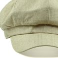 thumbnail image 5 of CoCopeaunts Newsboy Cap Cotton Linen Beret Hats for Women Summer Vintage Solid Octagonal Cap Ladies Baker Boy Artist Cap, 5 of 7