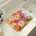 thumbnail image 4 of Yayeee Drying Mat for Kitchen Counter Dishes Microfiber Coffee Decorative Pad, Abstract Floral, 4 of 9