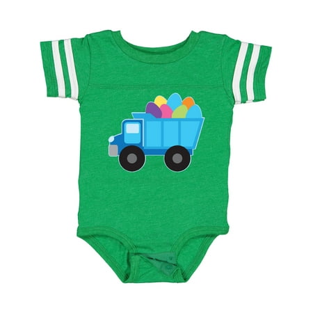 

Inktastic Easter Egg Truck Boys Gift Baby Boy Bodysuit