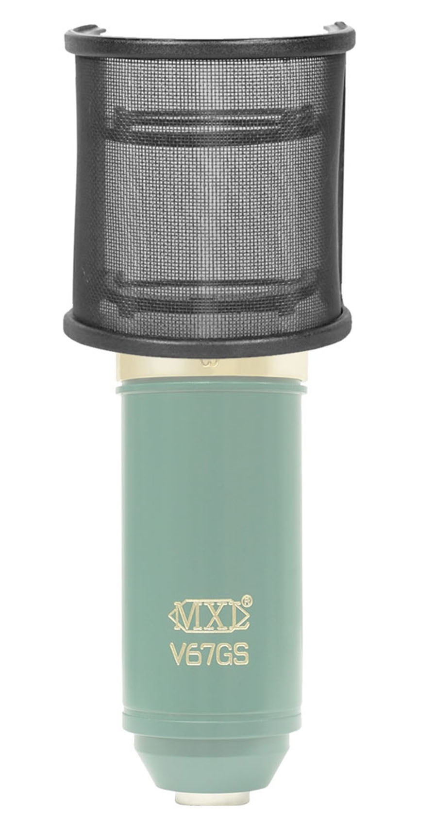 Rockville Pop Filter Curved Mesh Recording Microphone Windscreen for