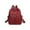 Red, variant on Premium Leather Backpack with Spacious Storage, Durable Wear-Resistant Design, Comfortable Shoulder Straps, Reinforced Zippers, Perfect for Commuting and Travel