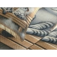 thumbnail image 4 of Ambesonne Cat Quilted Bedspread Set 3 Pcs, Funny Kittens in Hats at Sauna, Queen Size, Pastel Brown and Pale Grey, 4 of 5
