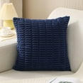 thumbnail image 2 of Njshnmn Throw Pillow Covers Summer, Decorative Square Outdoor Pillowcase, 18" x 18", Dark Blue, 2 of 7