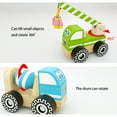 thumbnail image 5 of BEACENOV Wooden Toy Car Set, 4-Piece Construction Vehicles Toy Set, Toddlers Montessori Wooden Educational Toys for Baby Boys 3+ Years Old, Great Birthday Gifts for Toddler Boys, 5 of 7
