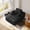 Black, variant on Magic Home Modern Lazy Sofa Foam Couch Sectional Sofa Togo Sofa Floor Sofa for Bedroom,Living Room,Apartment and Small Space,Single Seat Sofa,Beige