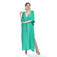 thumbnail image 1 of Vestido largo con ajuste frontal Roman Fashion /Juvenil, 4977 (Verde) verde G, 1 of 5
