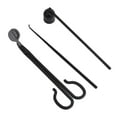 thumbnail image 1 of jifeng 3Pcs Candle Wick Stainless Steel Candle Snuffer Candle Tool Portable Candle Black, 1 of 9