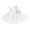White, variant on Bagilaanoe Newborn Baby Girl Party Dress Short Sleeve A-line Princess Dresses 6M 12M 18M 24M Infant Patchwork Tulle Skirt