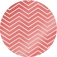 thumbnail image 1 of Ahgly Company Machine Washable Indoor Square Transitional Pastel Pink Area Rugs, 3' Square, 1 of 7