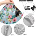 thumbnail image 7 of SCRAWLGOD Dachshund Rose Floral Print Blue Print 4 Pieces Gaming Chair Cover, Breathable Computer Chair Protector with Armrest Covers Washable Slipcover for High Back Gaming Chair with Elastic Band, 7 of 7