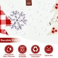 thumbnail image 4 of Ikfashoni Christmas Tree Shower Curtain with Hooks, Red Waterproof Bathroom Curtains, 72"X72", 4 of 7