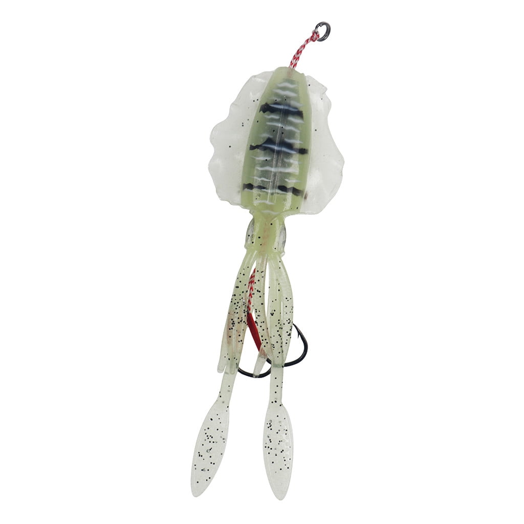 Fishing Soft Bait Luminous/UV Squid Fishing Lures For Sea Fishing