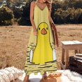 thumbnail image 2 of Fun And Playful Duck Sleeveless Dress Women's Luxury Party Dress Birthday Dresses for Women, 2 of 7
