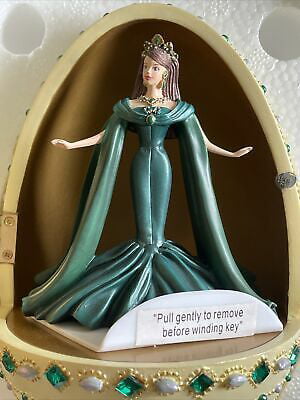 Barbie Collectibles Empress Of Emeralds Resin Egg Avon Exclusive 