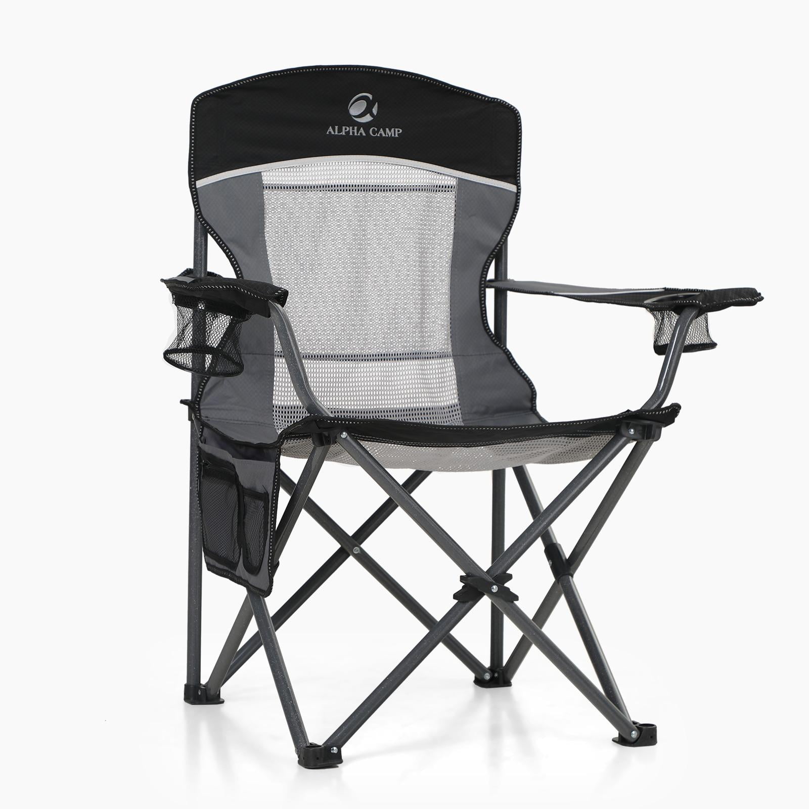 ARROWHEAD OUTDOOR Oversized Heavy-Duty Club Folding Camping Chair 