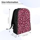 thumbnail image 4 of Fotbe Rose Leopard Print Mochila de Viaje para Laptop, Mochila Ejecutiva Delgada y Resistente 15.6", 4 of 8