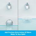 thumbnail image 4 of Cubierta para desagüe de rebose para bañera SlipX Solutions Bottomless Bath, 4 of 7
