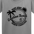 thumbnail image 4 of Inktastic Next Stop Carolina Beach, North Carolina Youth T-Shirt, 4 of 5
