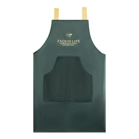 

Bib Apron Waterdrop Resistant with 2 Pockets Cooking Kitchen Aprons for Women Men Chef Sleeveless Apron Household Oxford Cloth Waterproof Wipeable Bib Workwear for Kitchen Cooking