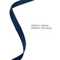 thumbnail image 5 of 1/4 Inch Grosgrain Ribbon - 50 Yards Craft Ribbon for Gift Wrapping, Wedding Decor, Hair Bows & DIY Projects Navyblue, 5 of 7