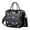 Black-218, variant on Space Geek Large Insulated Lunch Bag – Leakproof Dual Compartment Cooler Tote with Celestial and Galaxy Patterns for Work or Picnic