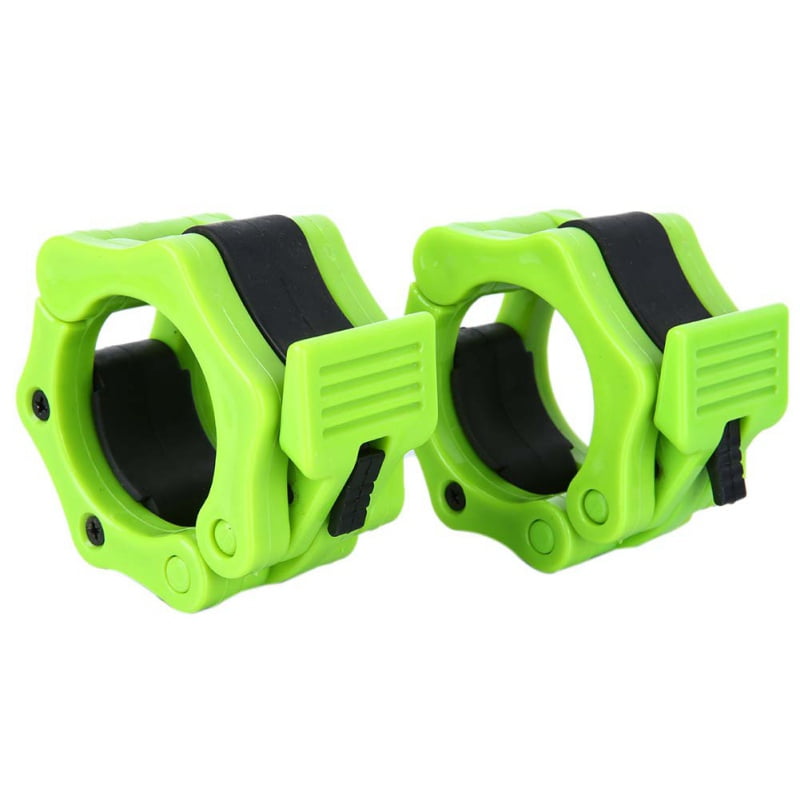2Pcs 2'' /1'' Olympic Spinlock Collar Barbell Dumbell Clip Clamp Weight Bar Lock 