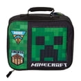thumbnail image 1 of Lonchera Bioworld Minecraft con aislamiento suave para niños, color verde, 1 of 5