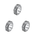 thumbnail image 1 of Guardurnaity Anillo de banda Punk, nudillo de aniversario de boda, joyería de moda para hombres, marido, novios, regalos personalizados, accesorios Type4 NO4, 1 of 6