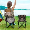 thumbnail image 5 of 600D Oxford Camping Chair Portable Foldable Chair Supports 220 lbs for Picnic, Fishing, Backpacking Abstract Shapes Pattern, 5 of 8
