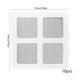 thumbnail image 4 of Filtro adhesivo desechable para desagüe de fregadero de cocina y baño, paquete de 10 unidades. Atrapa pelos, evita obstrucciones, protector de tuberías, parche de malla plástica, tapón de residuos, 4 of 6