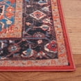 thumbnail image 4 of SAFAVIEH Journey Casey Oriental Machine Washable Area Rug, Red/Blue, 7'9" x 10', 4 of 9