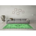 thumbnail image 3 of Ahgly Company Indoor Rectangle Medallion Emerald Green Traditional Area Rugs, 8' x 10', 3 of 4