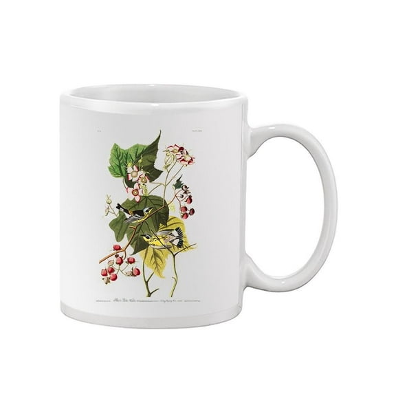 Black And Yellow Warblers. Mug - John James Audubon Designs,