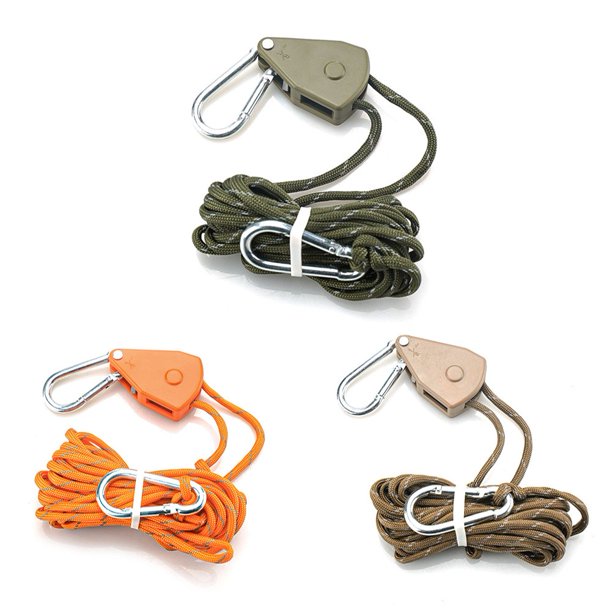 Lot De 2 Cordes De Tente Réfléchissantes 4 Mm X 4 M - Avec Mousquetons & Tendeurs - Nylon/Polyester - Pour Camping Lot De 2 Cordes De Tente Réfléchissantes 4 Mm X 4 M - Avec Mousquetons & Tendeurs - Nylon/Polyester - Pour Camping