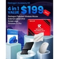 thumbnail image 2 of Lenovo All in One Desktop Computer, 23.8" IPS FHD Display, Intel N100 Processor, 32GB RAM, 2TB SSD, Intel UHD Graphics, Wi-Fi 6, Wired Keyboard & Mouse, HD Webcam, Windows 11 Pro, 2 of 8