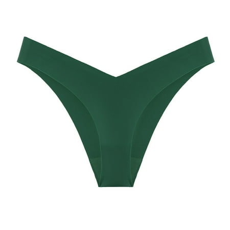 MITCOWBOYS Womens Underwear  Hot Girls Sexy Panty Underwear Bikini String Seamless Thongs Underwear Solid Nylon Ice Silk  Underwear Women  Cotton Underwear for Women  B M (clearance)
