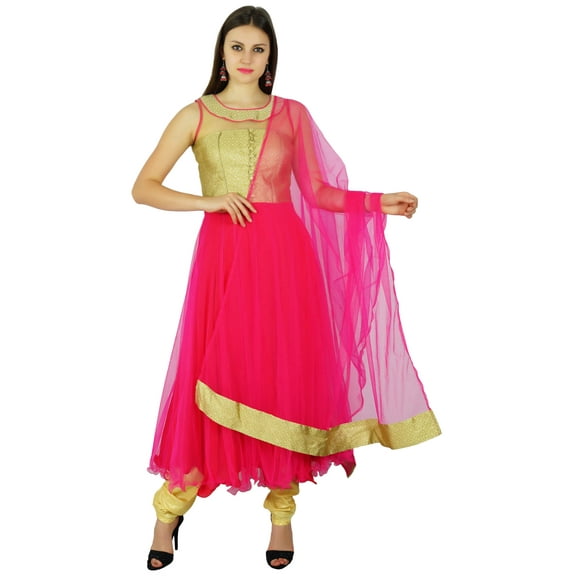 Atasi Womens Anarkali Salwaar Kameez Suit with Dupatta Readymade Custom Dress