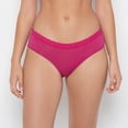thumbnail image 1 of Culotte Hipster à Garniture Douillette en Rouge Fuchsia, 1 of 5