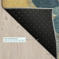 thumbnail image 5 of Addison Rugs Chantille Indoor/Outdoor Transitional Floral Gold Machine Washable Round Rug, 8' x 8', 5 of 8