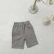 thumbnail image 2 of Odeerbi 2-8 Años Niños Niñas Verano Plaid Ruffle Shorts Bermudas Algodón Color Sólido Pantalones Cortos Sueltos Con Bolsillos, 2 of 4