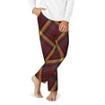 thumbnail image 2 of Hirioo Buffalo Check Plaid for Teenagers' Pajama Pants Womens Lounge Pants with Pockets Pj Bottoms Pants for Men-Large, 2 of 6