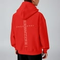thumbnail image 3 of WOYY Big Boys Graphic Hoodie Fashion Active Hooded Sweatshirt Pullover, Sizes 9-10, 3 of 7